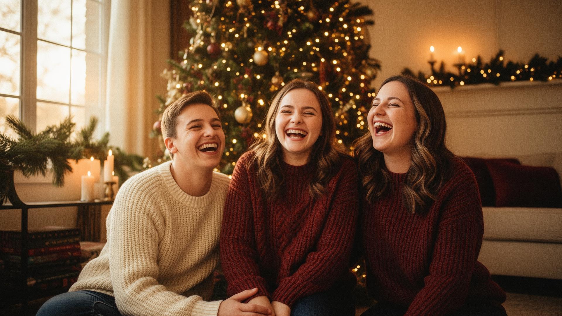 Creating holiday memories.